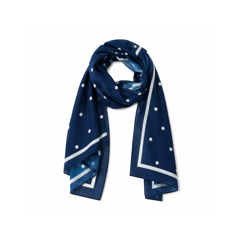 K&Co. Sunset Spritz Series Summer Scarf - NAVYDOT